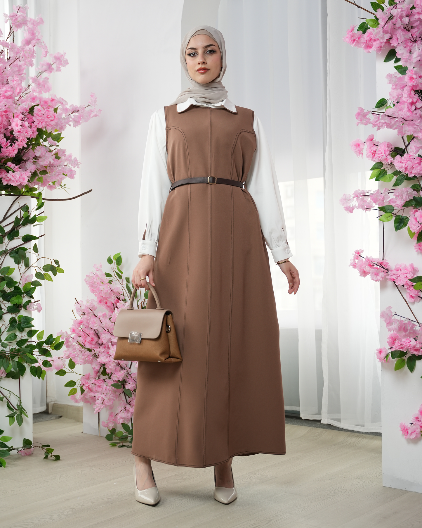 Elegant Dress With Shirt 2025