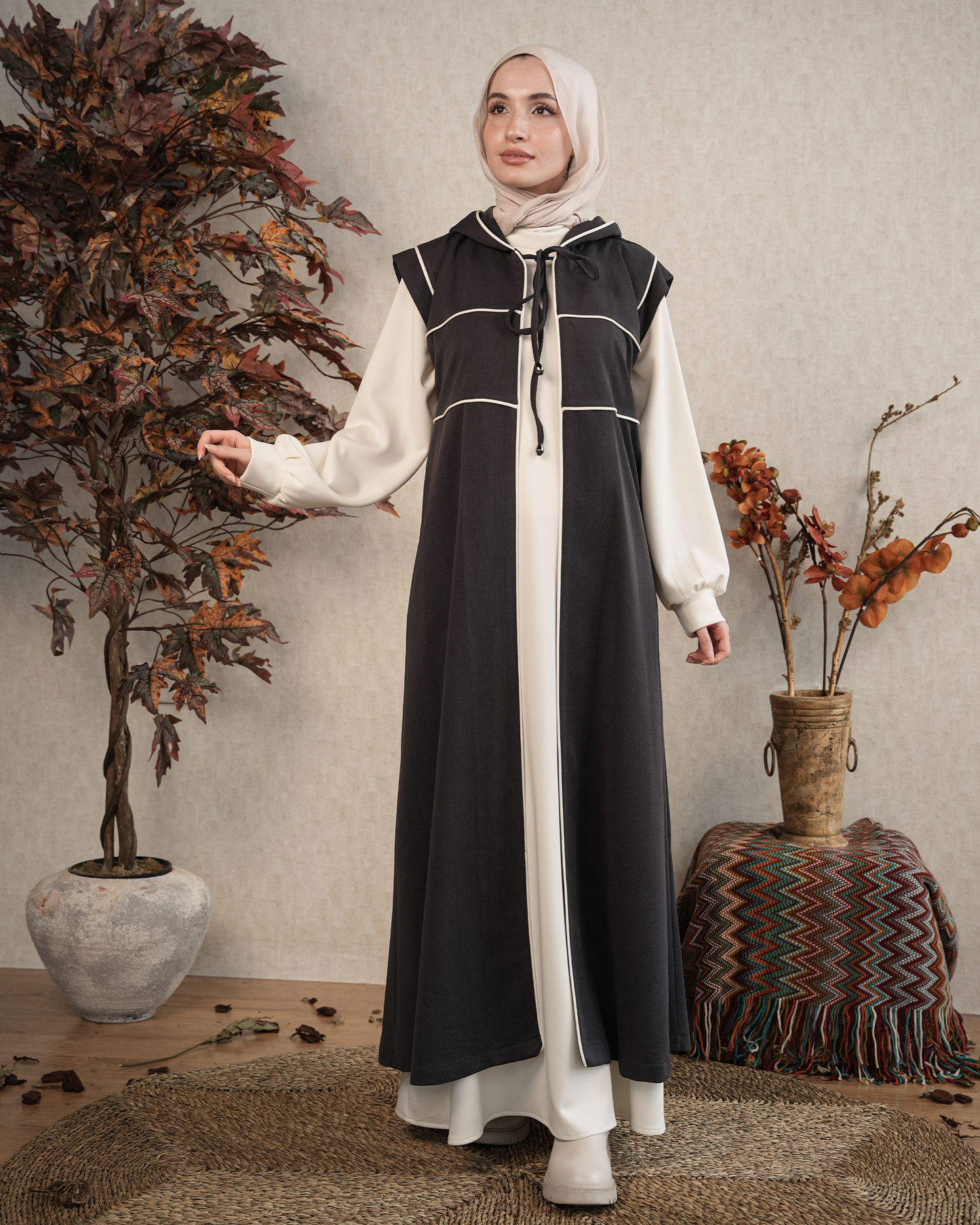 Elegant Dress With Shirt 9610