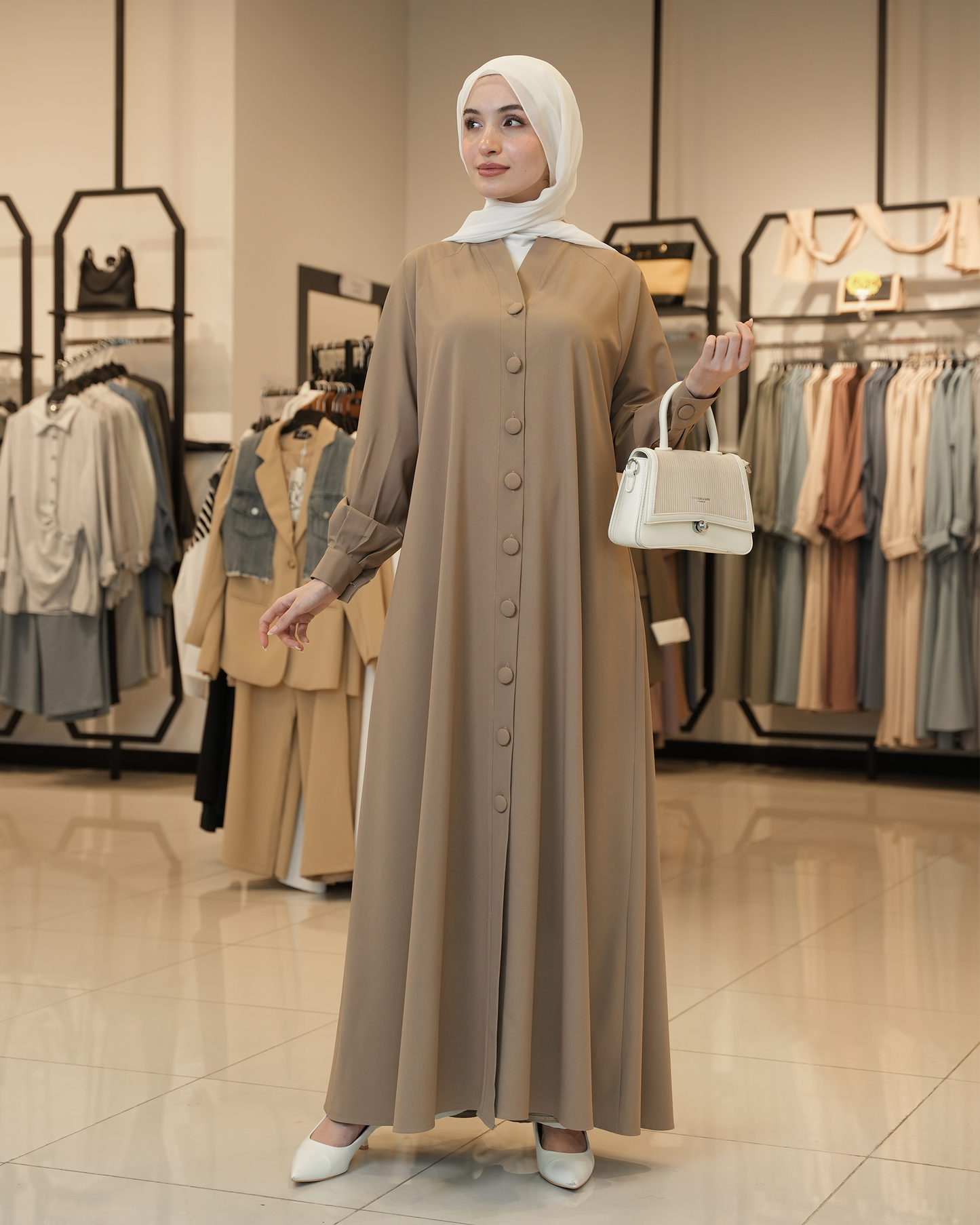 Modern Abaya - 8600