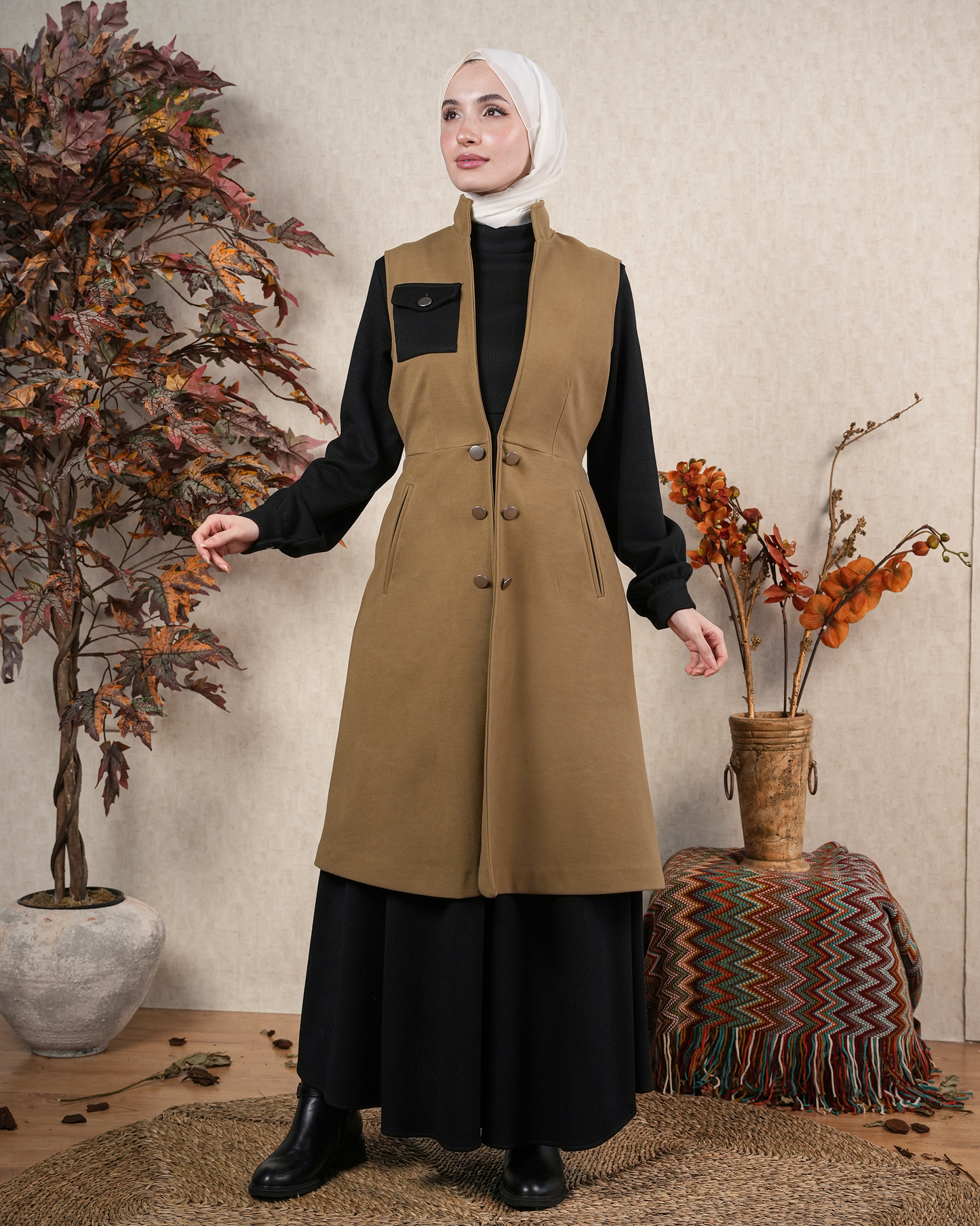 Classic DRESS With Jacket -9690