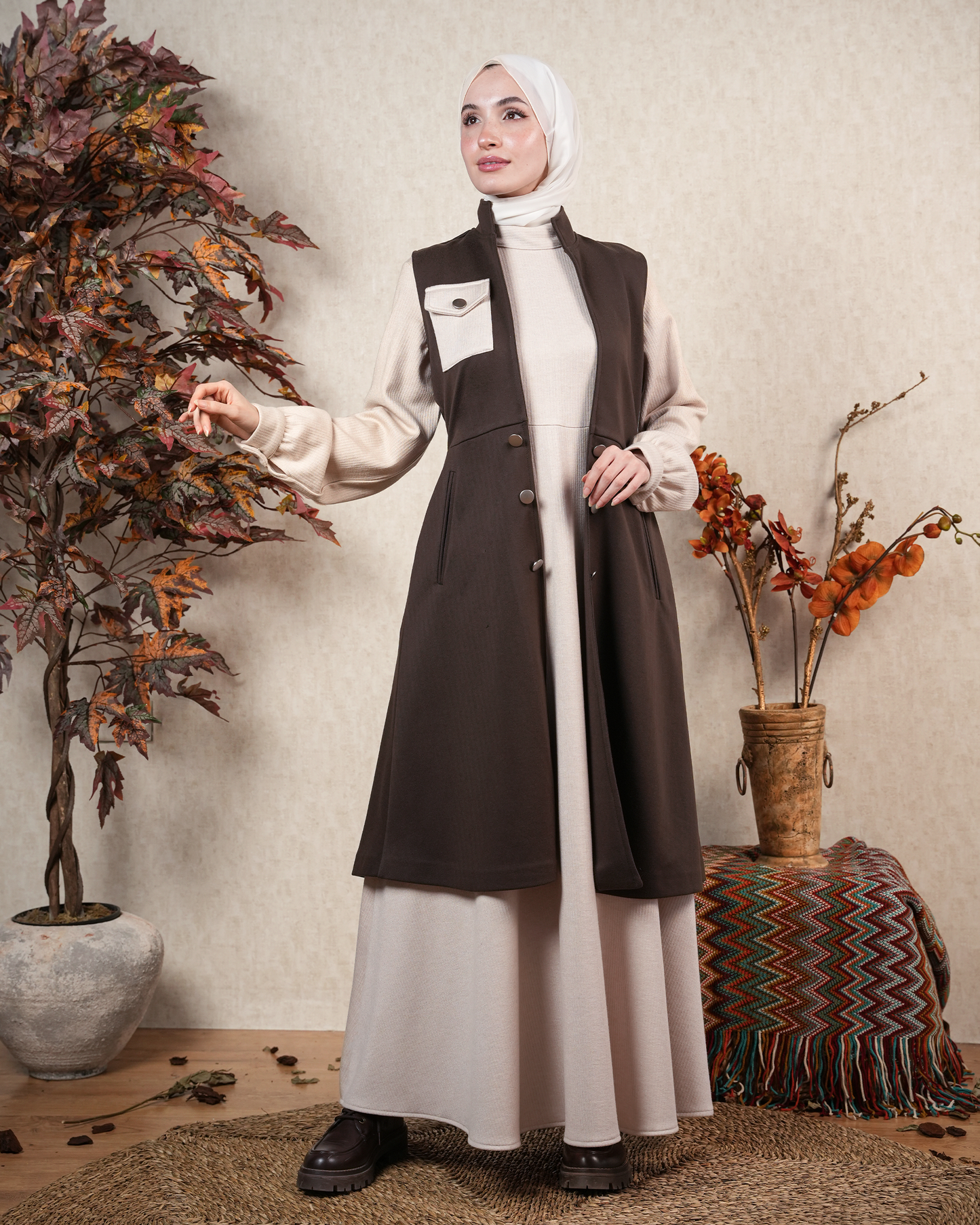 Classic DRESS With Jacket -9690