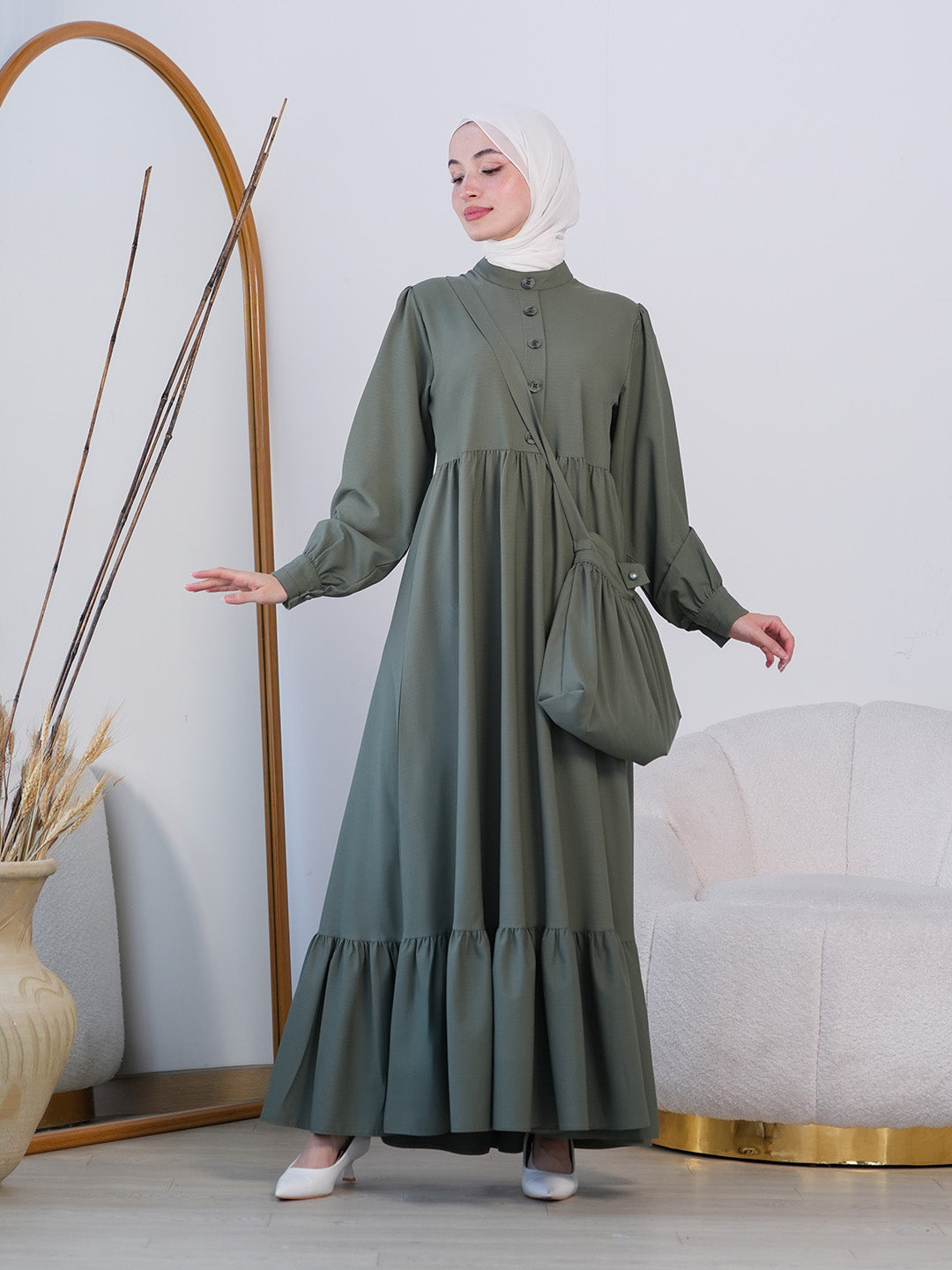 Modest dress - 8770