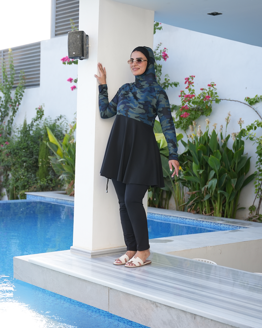Modest Burkini Swimsuit for Hijab Women – Comfortable & Stylish Design 6