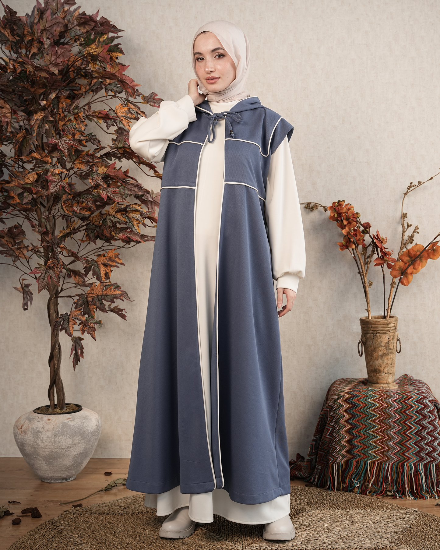 Elegant Dress With Shirt 9610