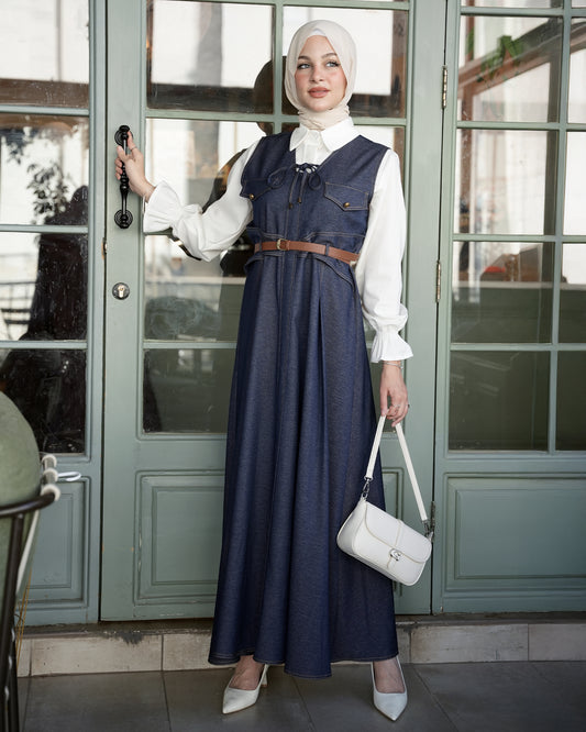 Elegant Layered Dress:11350