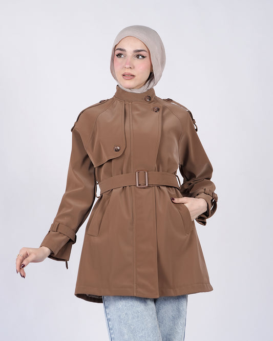 Women’s Leather Jacket-H-340