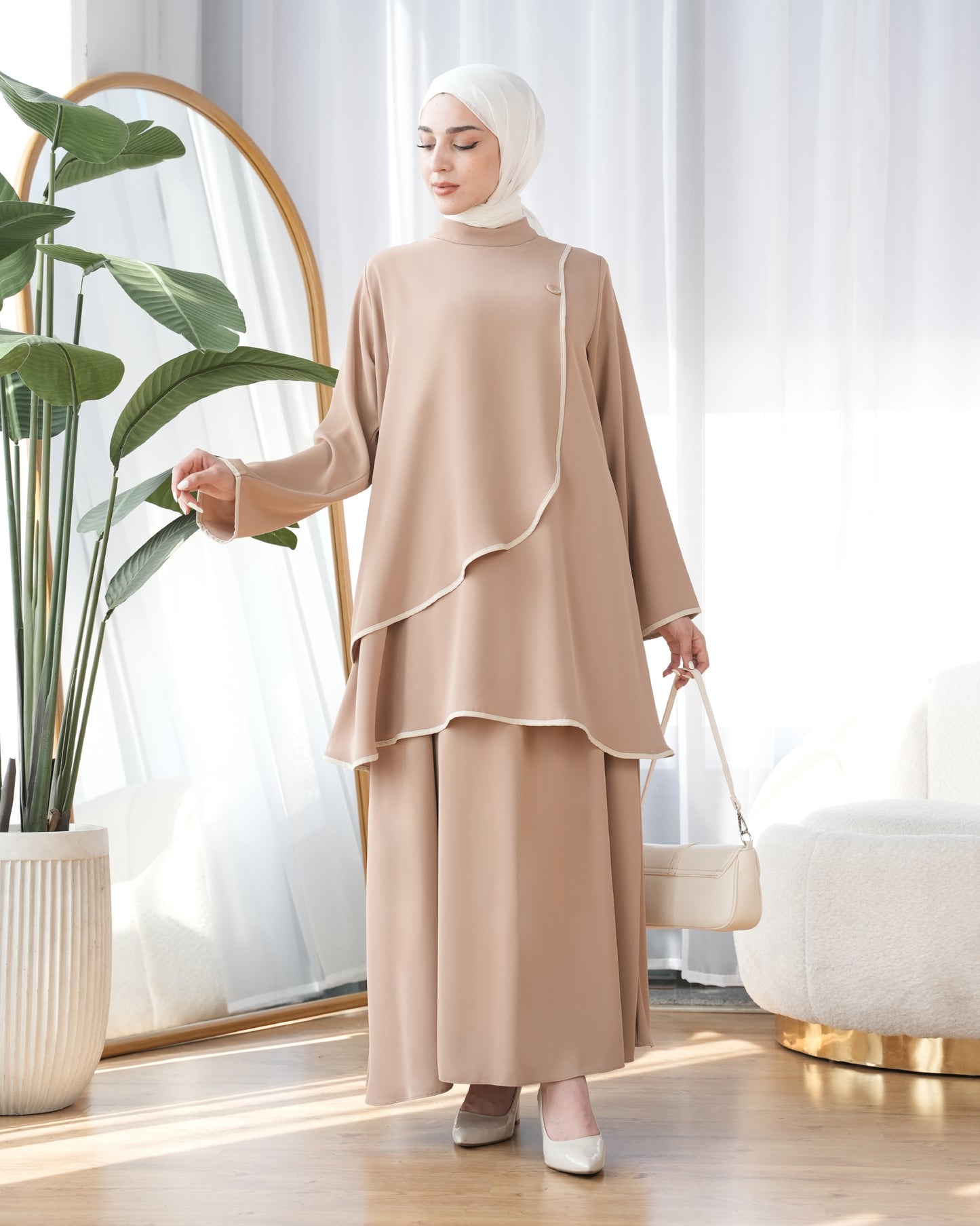 Layered Elegant Dress:9180