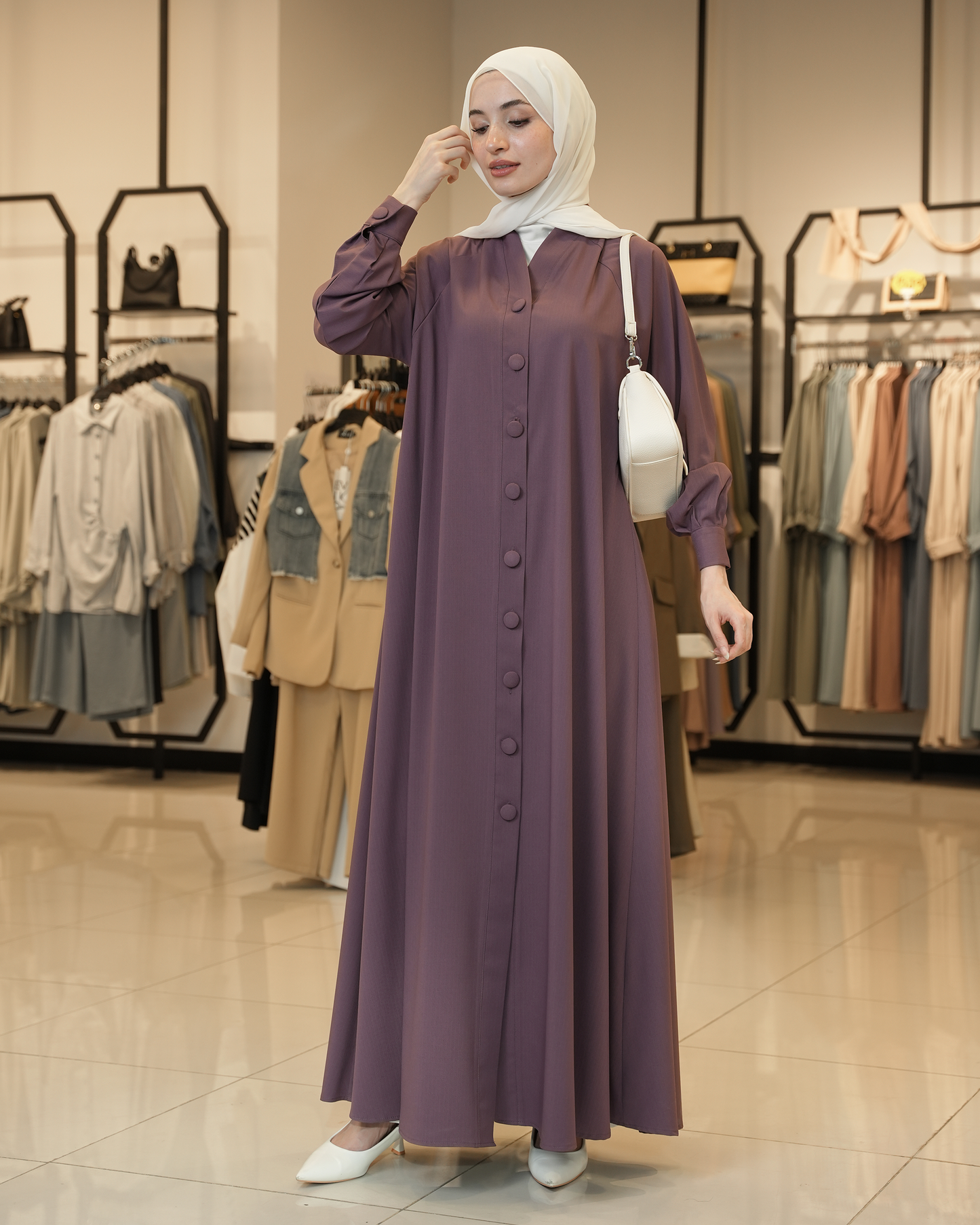 Modern Abaya - 8600