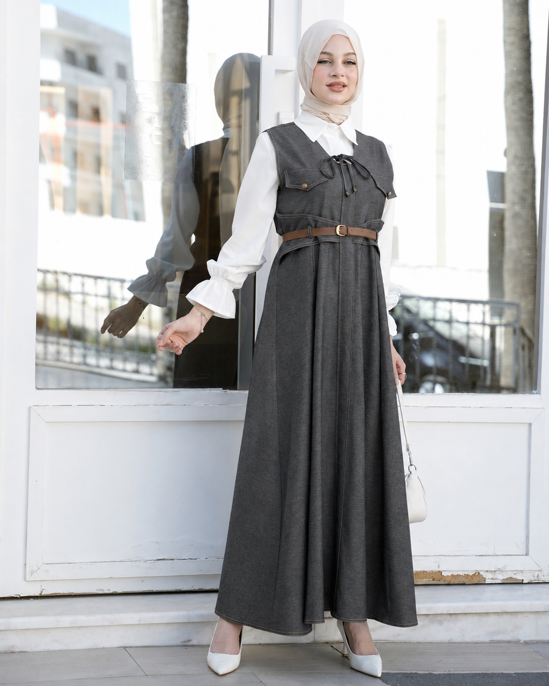 Elegant Layered Dress:11350