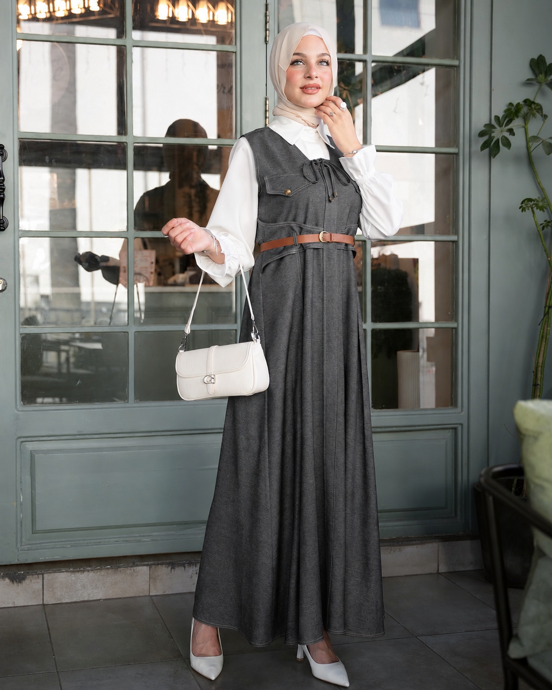 Elegant Layered Dress:11350
