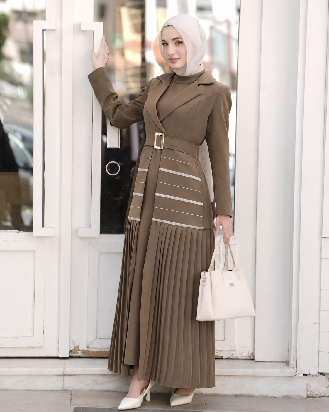 Royal Pleated Elegance :11450
