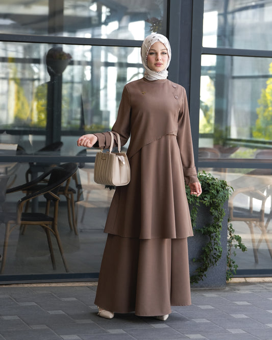 Elegant Modest Set with Modern Design:11170