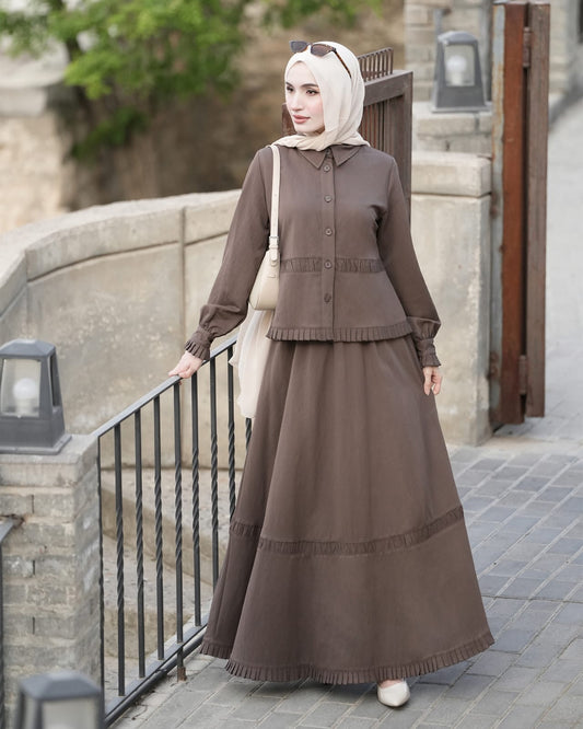 Chic Feminine Two-Piece Set:11120