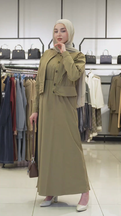 Timeless Casual Dress:9420